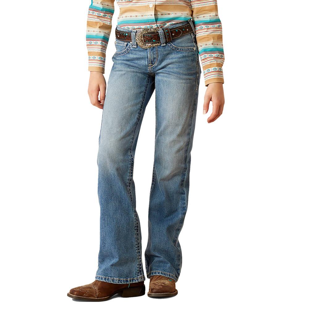 Ariat Lydia Tennessee Wash Bootcut Girl's Jeans - Image 2