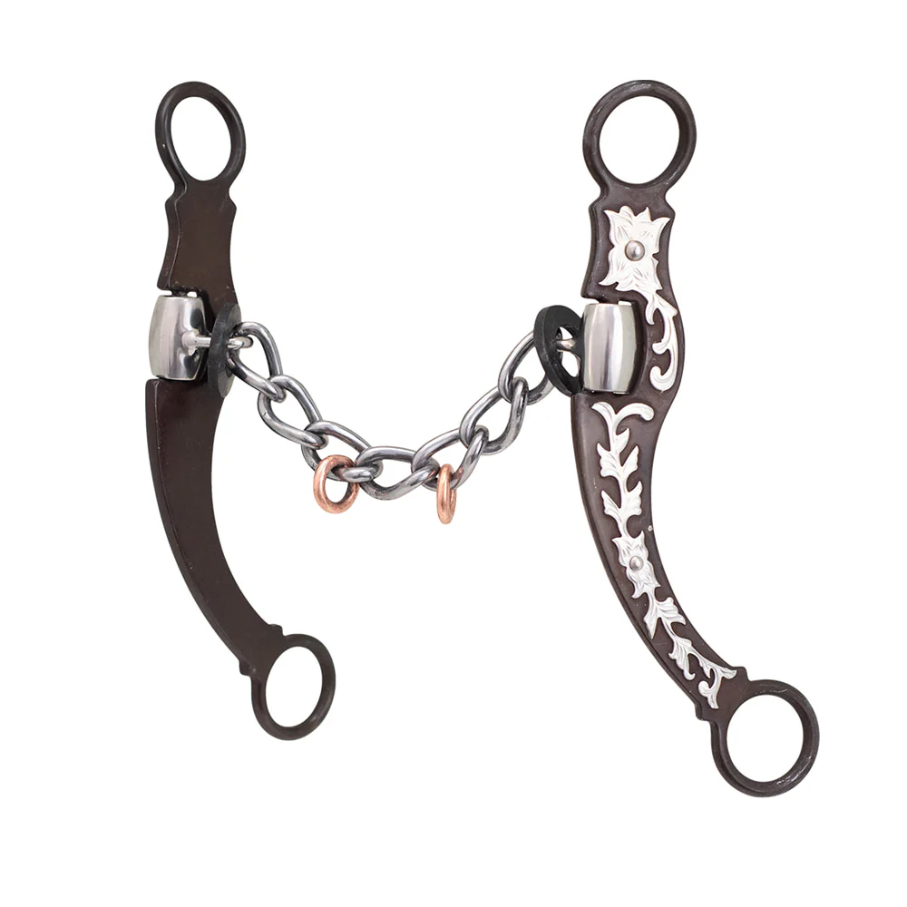 Partrade Cowboy Tack Texas Vine Long Shank Chain Bit