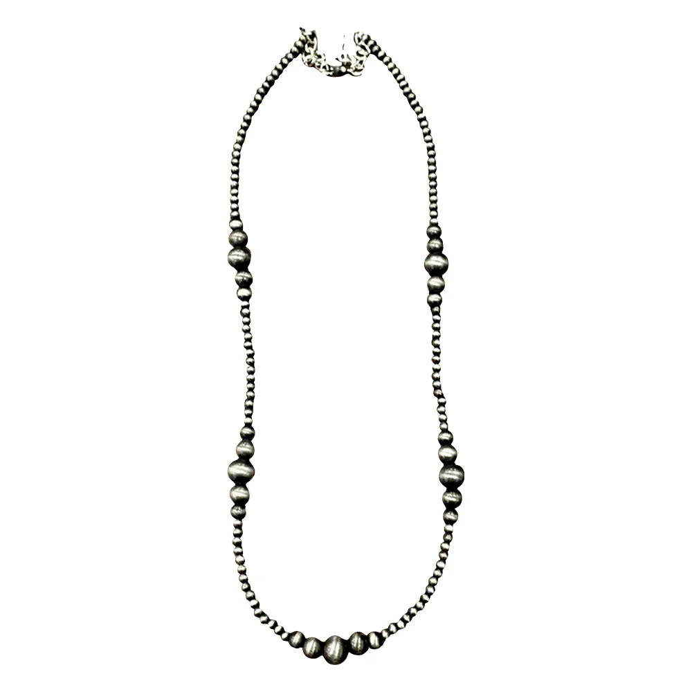 Faux Navajo Cluster Bead Necklace