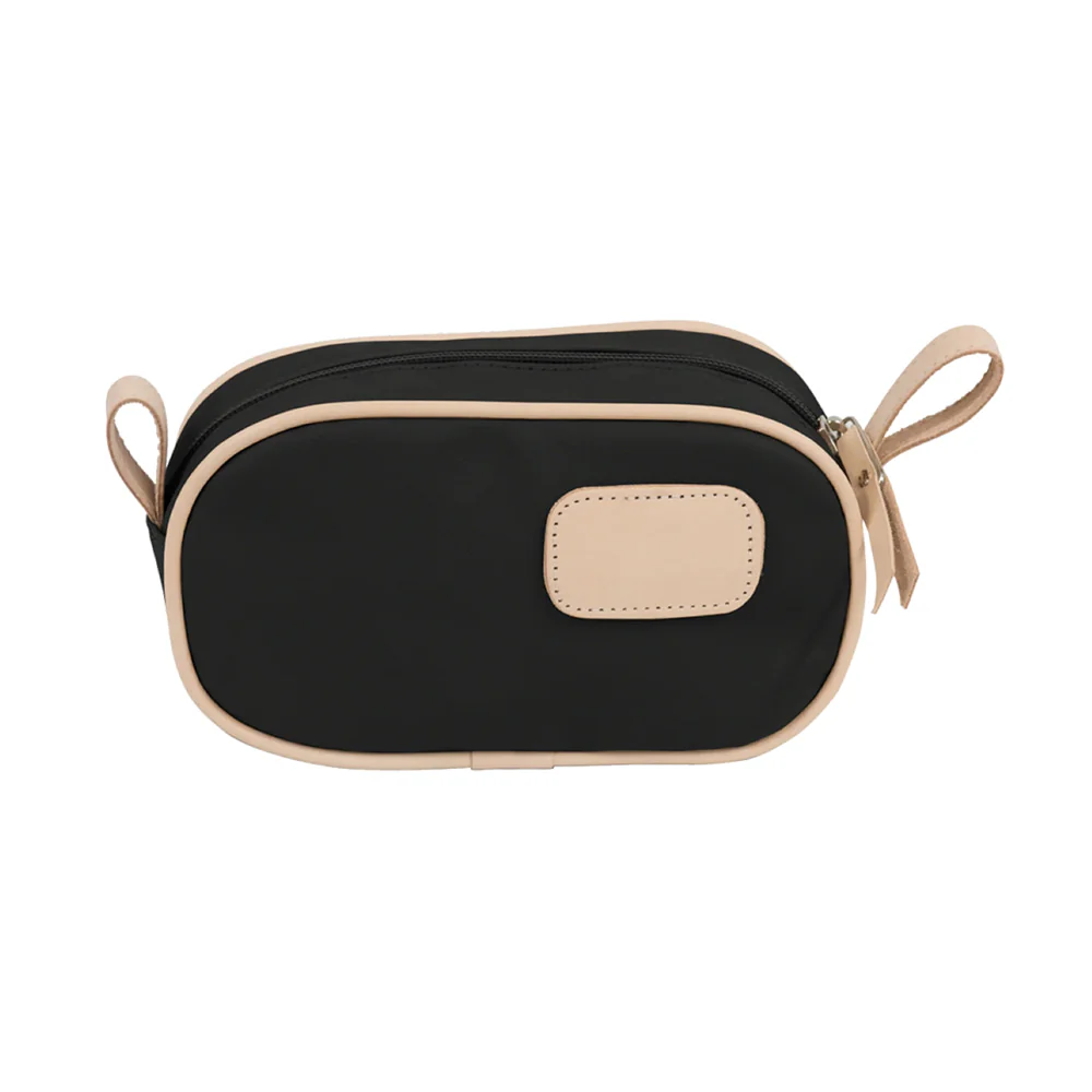 Jon Hart Junior Shave Kit Black Coated Canvas
