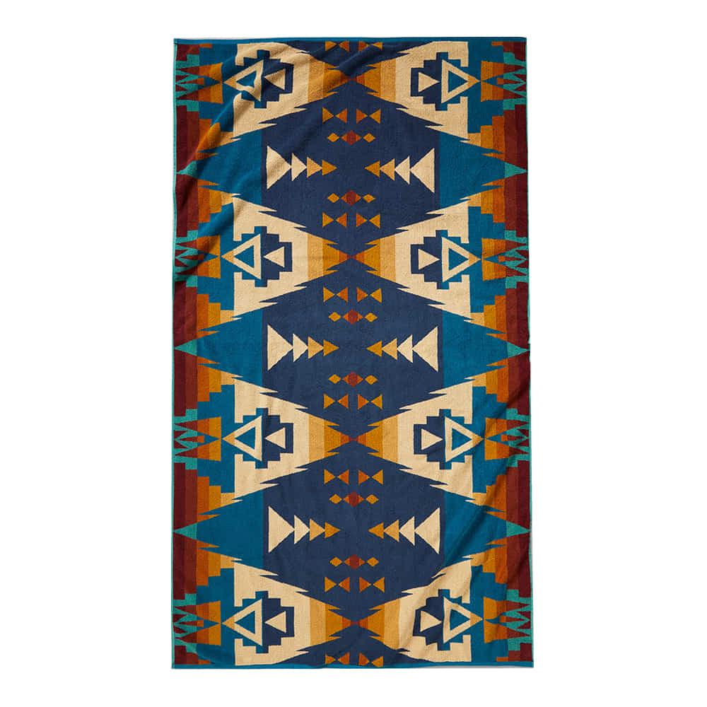 Pendleton SISKIYOU Oversized Jacquard Spa Towel Brown 40x70 - Image 2