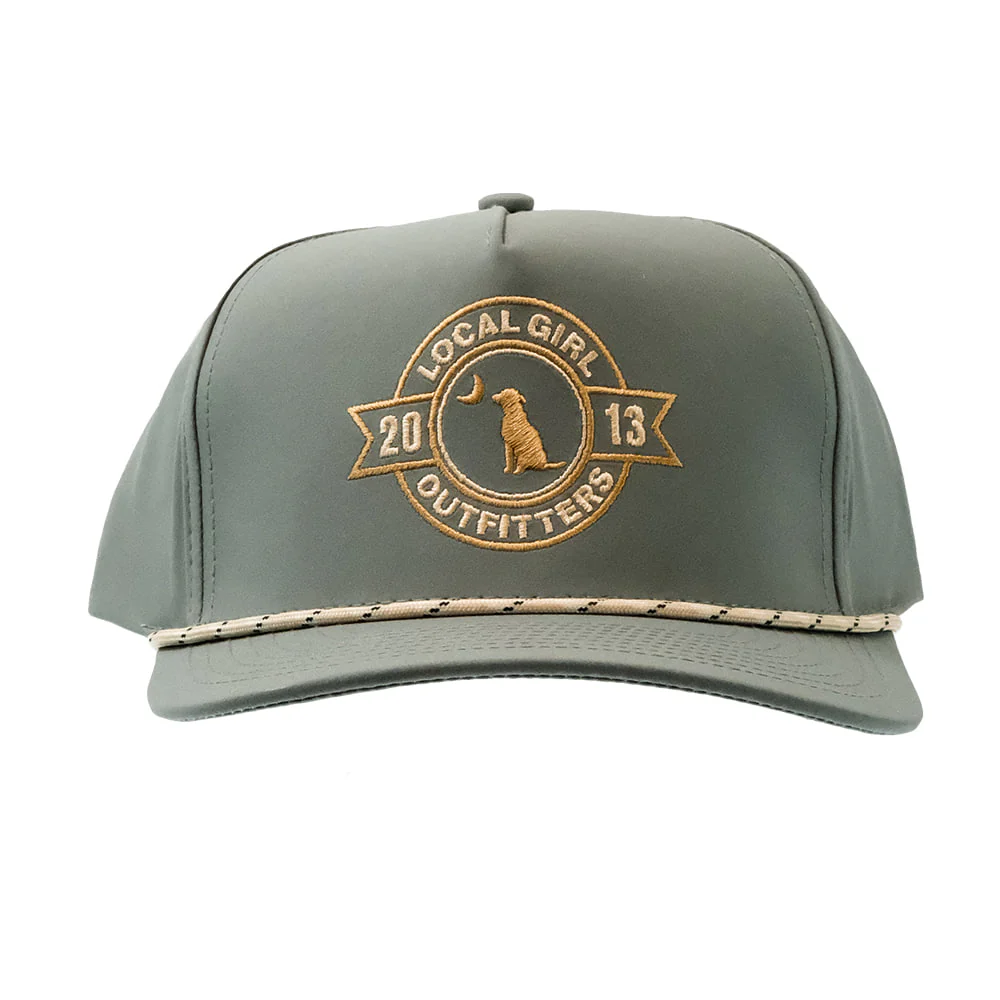 Local Girl Outfitter Women's Warm Gray LG Banner Rope Cap - Image 2