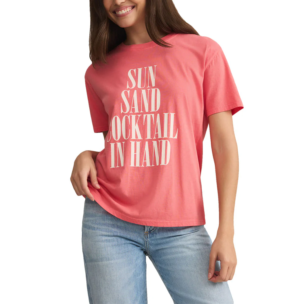 Z Supply Sun Sand Pink Graphic Tee