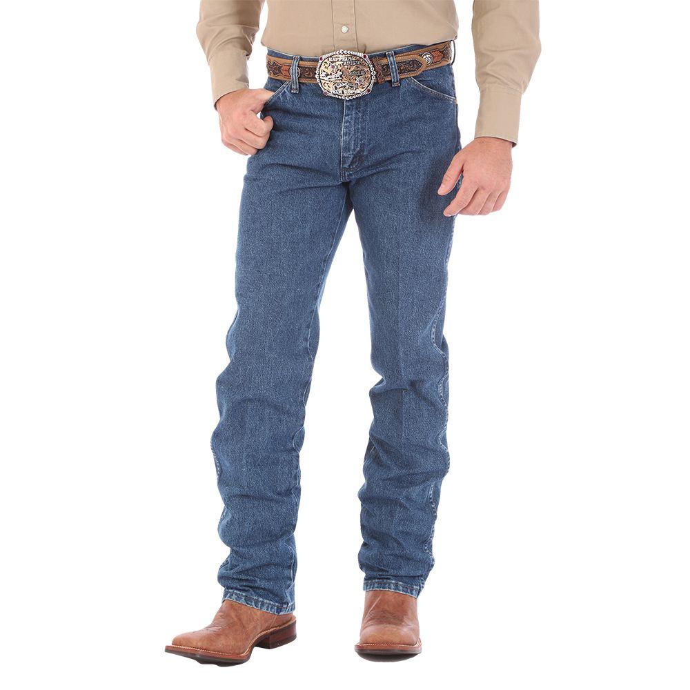 Wrangler Men's Gold Buck Original Fit Cowboy Cut Jeans - Stonewashed - Image 2